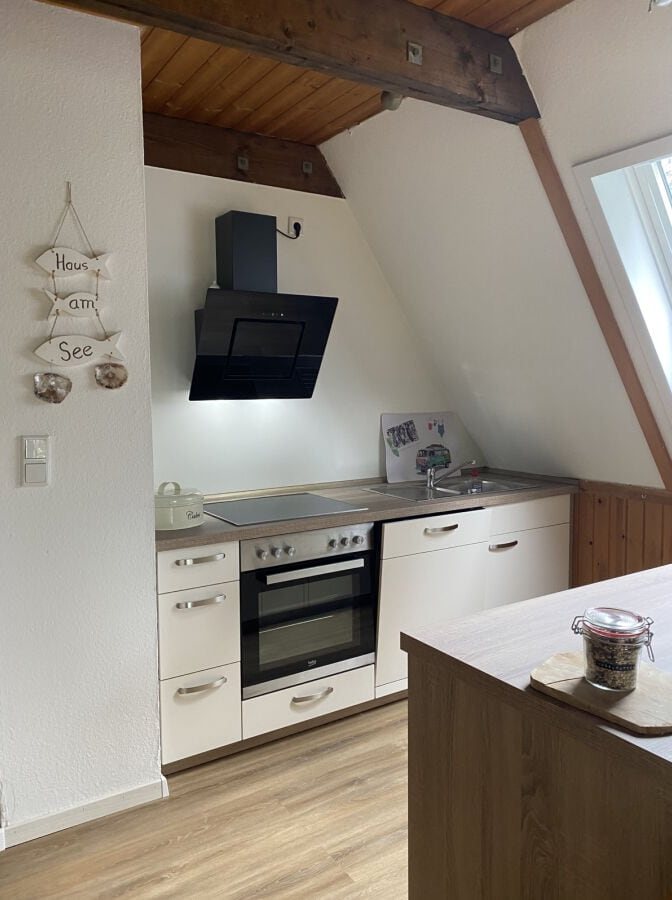 Die voll ausgestattete Küche
